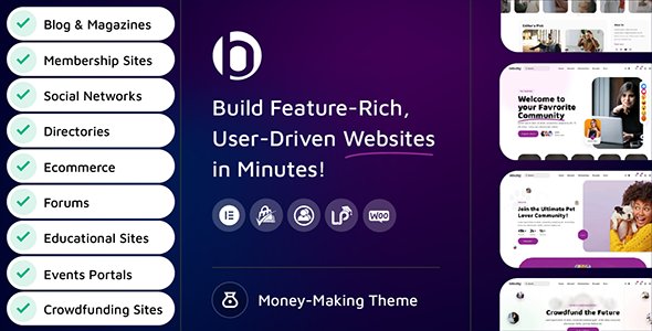 BeBuddy - Monetized Community & Membership WordPress Theme
