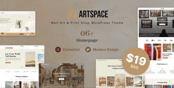 ArtSpace - Wall Design Online & Print Shop WordPress theme