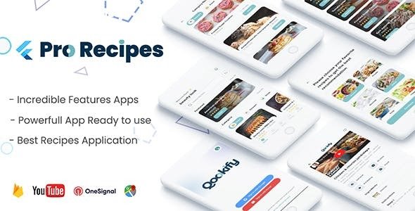 Pro Recipes App - Ultimate Pro Recipes Full Application Flutter App