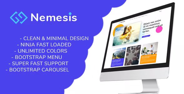 Nemesis - Responsive Minimal Blogger Theme