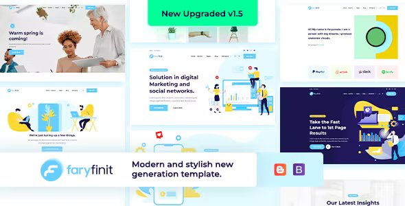 Faryfinit - Multipurpose Blogger Template