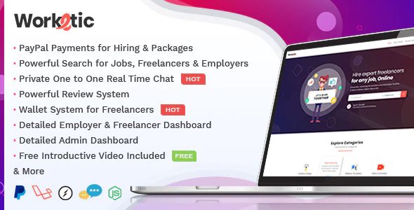 Worketic - Marketplace for Freelancers