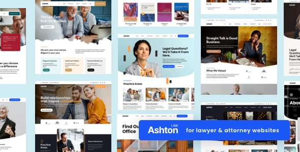 Ashton - Lawyer Attorney Law Consulting HTML