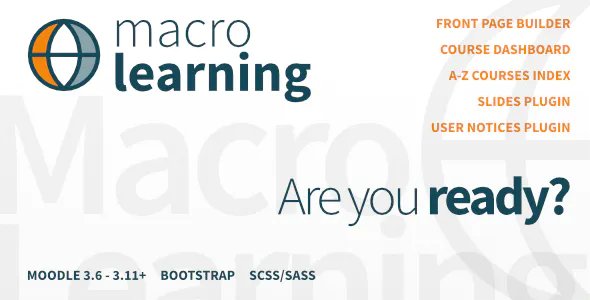 Macro Learning - Premium Moodle Theme 1.3.0