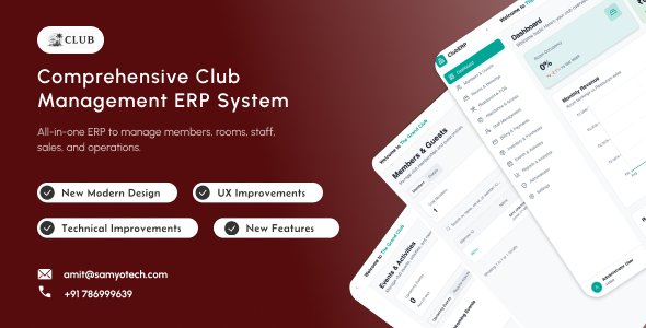 Club ERP | Hotel ERP | Resort ERP | Hotel CRM | Resort Management System