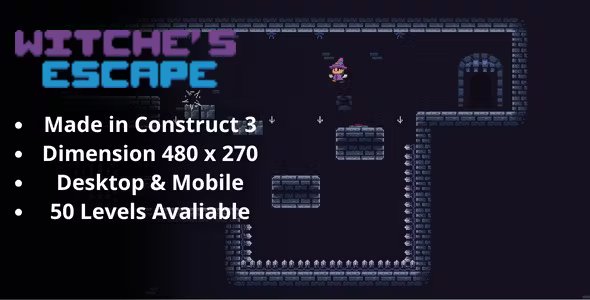 Witch's Escape - HTML5 Game