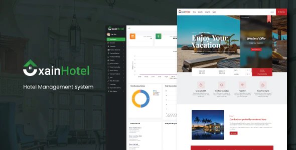 Xain - Hotel Management System with Website [Includes 13 Module]