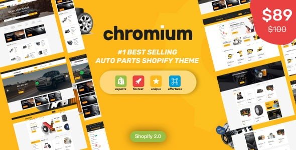 Chromium - Auto Parts Shop Shopify Theme
