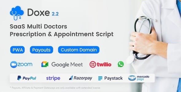 Doxe - SaaS Doctors Chamber, Prescription & Appointment Software