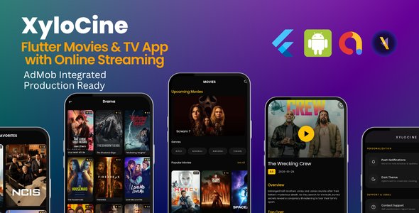 XyloCine | Movies and TV Shows Flutter App