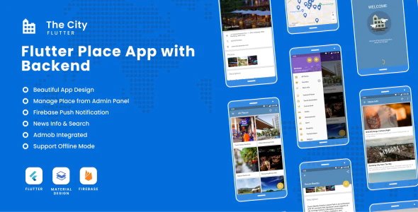 The City Flutter - Place App with Backend 2.0