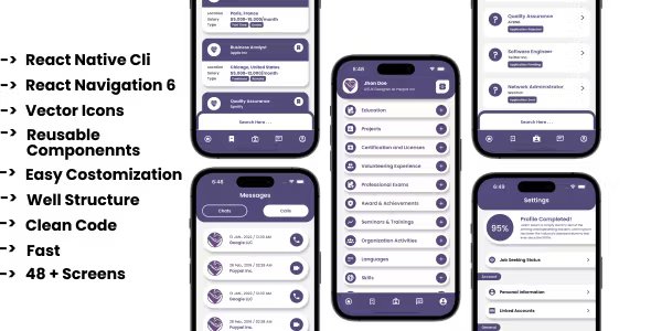 KeepItUp - JobPortal App In React-Native