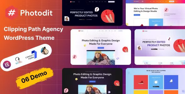 Photodit - Clipping Path Agency WordPress Theme