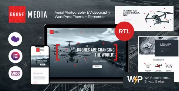 Drone Media | Aerial Photography & Videography Theme