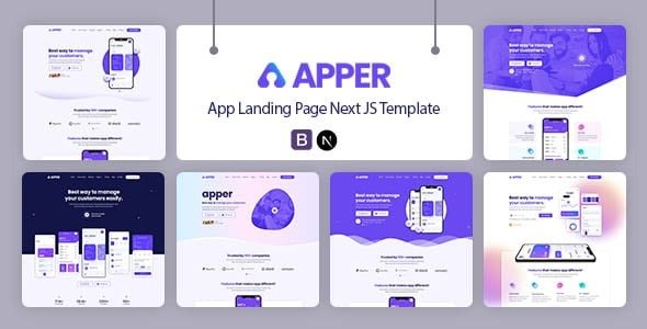APPER - App Landing Page Next JS Template