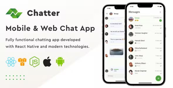 Chatter - Mobile & Web Chat App