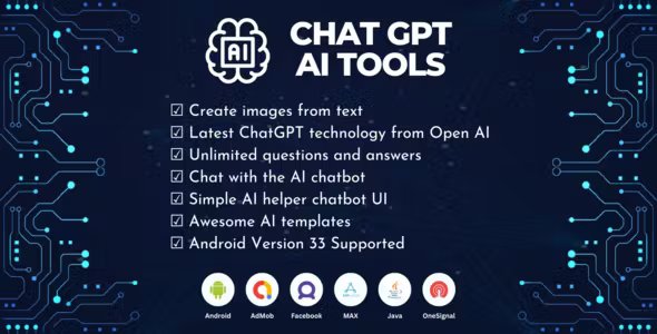 Image AI Art with AI Chat Tool (Android 13 Supported SDK 33)