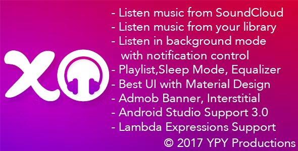 xMusic - Android Online Offline Music Player