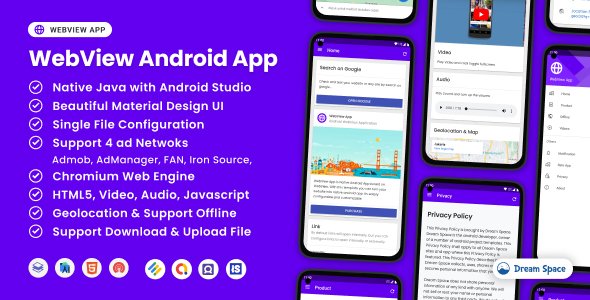 WebViewApp - Premium Android WebView App