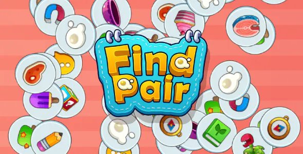 Find Pair - HTML5 Casual Game (Phaser 3)