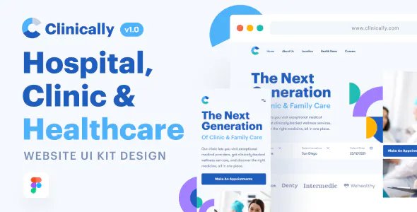 Clinically - Healthcare Web UI Kit