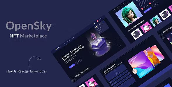 OPenSky - Full NFT Marketplace Next js and Solidity