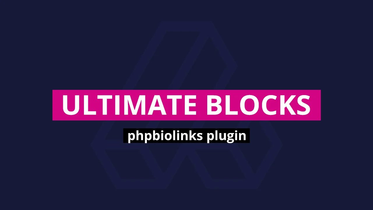 Ultimate Blocks - 66biolinks plugin
