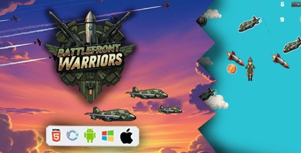 Battlefront Warriors - Construct 3 Game (HTML5, AdMob, C3P)