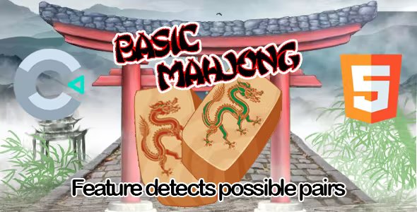 Basic Mahjong (HTML5 Game - Construct 3)