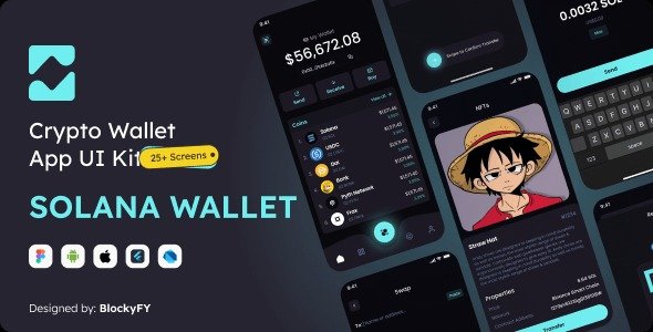 Solana Wallet Pro - Fully Functional Mobile App