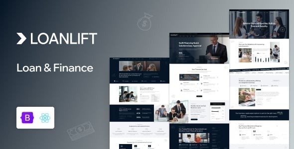 Loanlift - Loan & Finance React Template