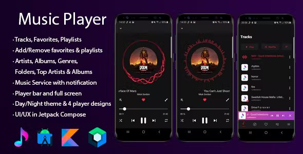 Music player - Android  - Jetpack Compose