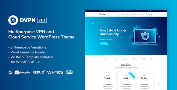 DVPN - Multipurpose VPN WordPress Theme