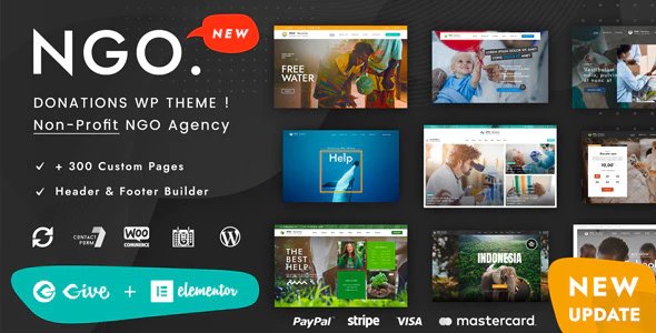 Ngo - Charity Donation WordPress