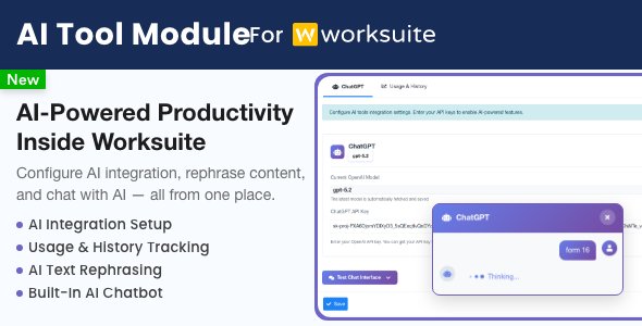 Aitools Module for Worksuite