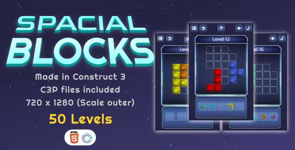 Spacial Blocks - HTML5 Casual game
