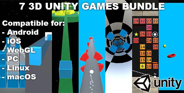 7 3D Unity Games Bundle