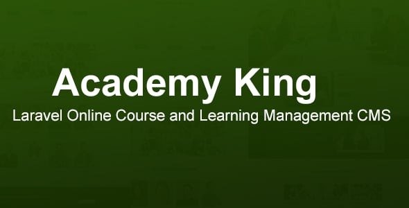 Academy King - Laravel Online Course and Learning Management CMS