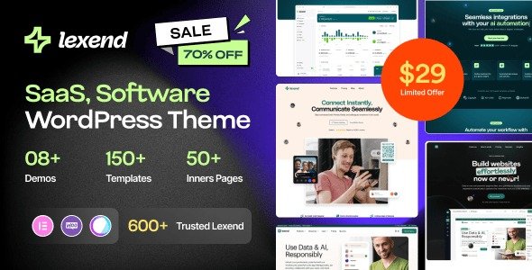 Lexend - Software, SaaS & Startup WordPress Theme