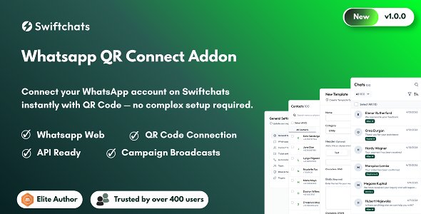 Whatsapp QR Connect - Swiftchats Module
