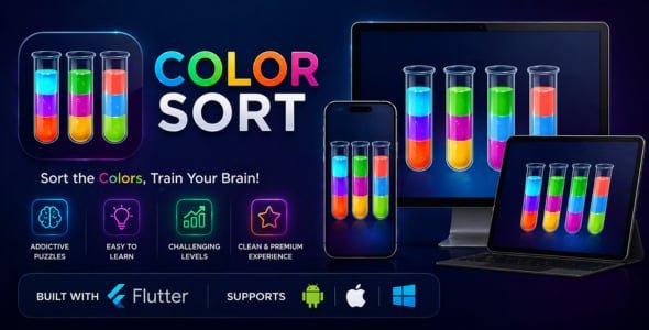 Color Sort | Flutter Puzzle Game