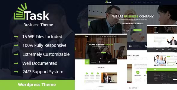 Task - Business & Corporate WordPress Theme!
