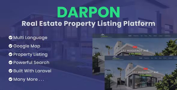 DARPON - Real Estate Property Listing Platform