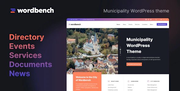 Wordbench - Municipality WordPress Theme