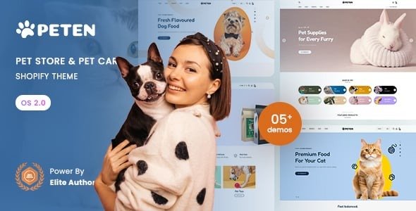 Peten - Pet Store & Pet Care Responsive Shopify 2.0 Theme