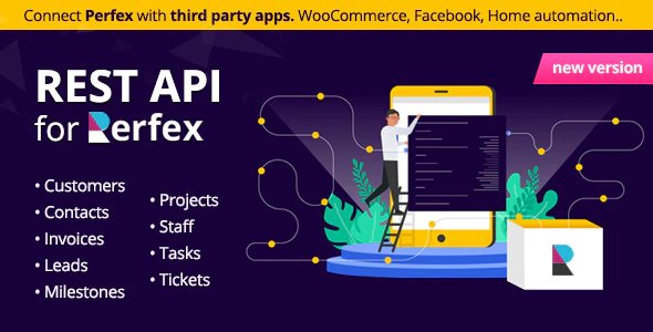 REST API module for Perfex CRM - Connect Apps and Automate Workflows with third party applications