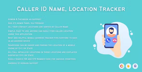 Caller ID Name - Mobile Number Locator Admob + Facebook + applovin (12 Supported)