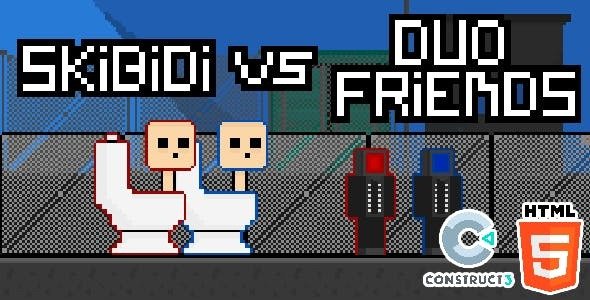 Skibidi vs Duo Friends - HTML5 Game - Construct 3