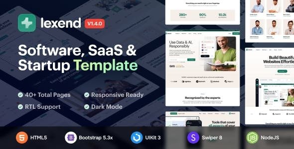 Lexend - Software, SaaS & Startup HTML5 Template