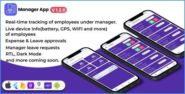 Manager App For Field Manager SaaS & non SaaS | Employee tracking application